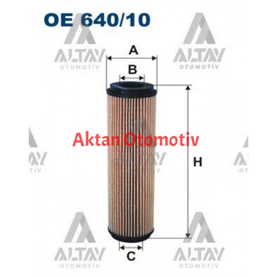 YAĞ FİLTRESİ W204 / W212 C SERİ E SERİ 04-11 M266-OM 640